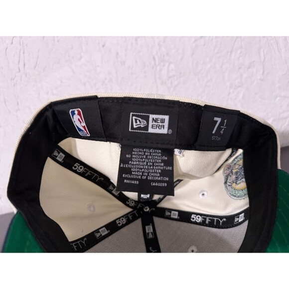 7 1/4 Boston Celtics MyFitteds Necco Cascading Shamrock Fitted Hat Mens New Era - Picture 7 of 7